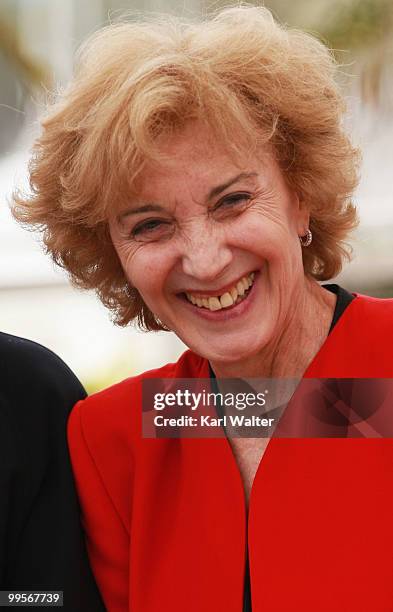 Actress Maria Luisa Paredes attends the "Homage To The Spanish Cinema" photocall at the Palais des Festivals during the 63rd Annual Cannes Film...