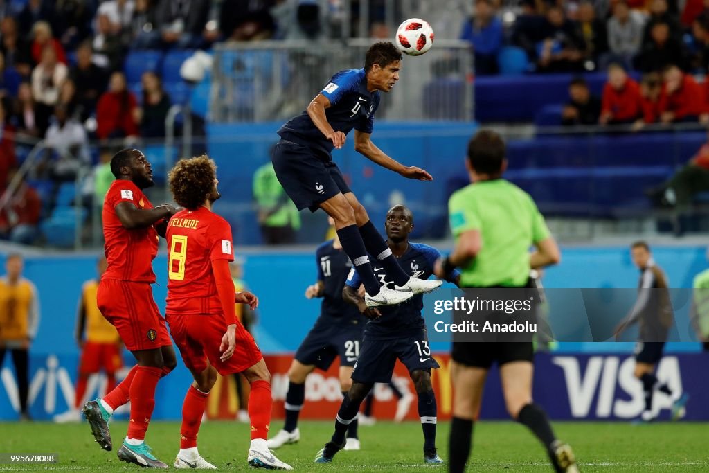 France v Belgium : Semi Final - 2018 FIFA World Cup