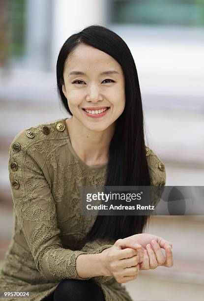 Actress Jeon Do-Youn poses during a portrait session for the cast of 'Housemaid' at the Residence All Suites during the 63rd Annual Cannes Film...