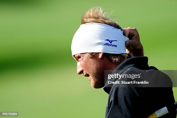 Pelle Edberg of Sweden during the third round of the Open Cala Millor Mallorca at Pula golf club on May 15, 2010 in Mallorca, Spain.