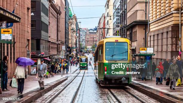 city centre - helsinki, finland - peeter viisimaa or peeterv stock pictures, royalty-free photos & images