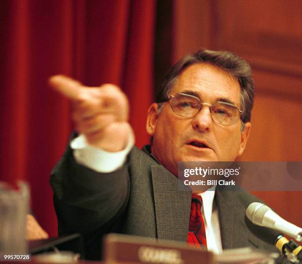 Rep. Billy Tauzin chairs the Subcommittee on Telecommunications, Trade, and Consumer Protection hearing on Firestone tires.