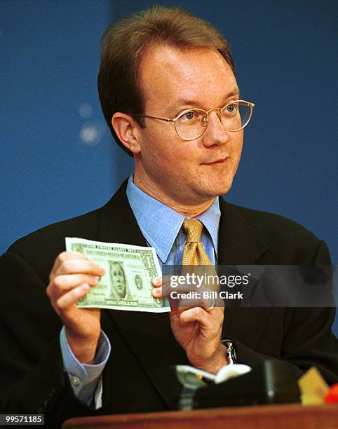 Joe Andrew, National Chairman of the Democratic National Committee, throws a birthday party for George W. Bush at the DNC. The highlight of the party...