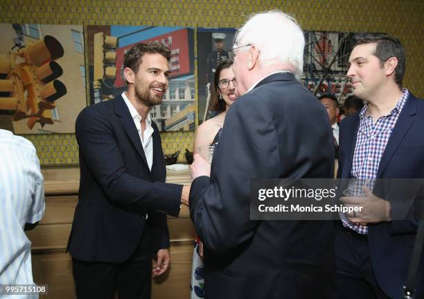 Theo James attends the "How It Ends" Screening hosted by Netflix at Crosby Street Hotel on July 10, 2018 in New York City.