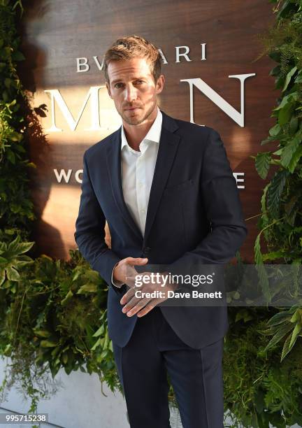 Andrew Cooper attends the BVLGARI MAN WOOD ESSENCE event at Sky Garden on July 10, 2018 in London, England.