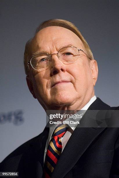 Dr. James Dobson, founder and chairman of Focus on the Family, speaks during a Q&A session the Family Research Council's 2006 Values Voter Summit in...