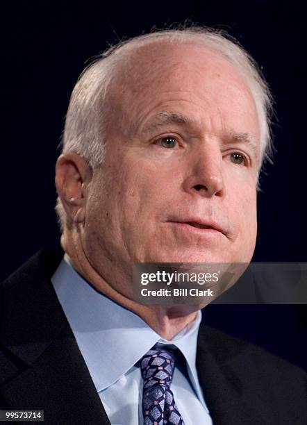 Republican Presidential candidate Sen. John McCain, R-Ariz., speaks during the Family Research Council's Values Voter Summit on Friday, Oct. 19, 2007.