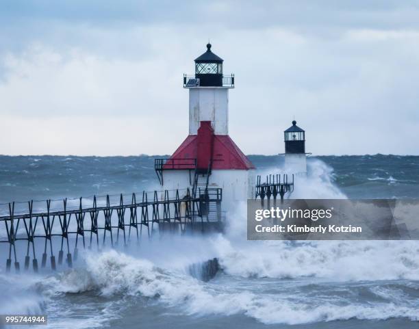 256 Waves Hitting Lighthouse Stock Photos, High-Res Pictures, and ...