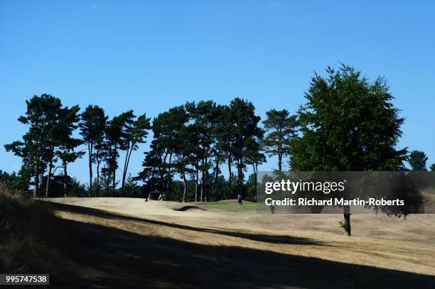 General View of the 15th hole during the Lombard Trophy North of England Qualifier at Sandiway Golf Club on July 10, 2018 in Northwich, England.