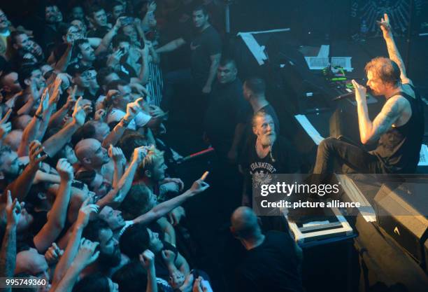 Campino, singer with the German punk rock band Die Toten Hosen, performing at a concert in Buenos Aires, Argentina, 30 September 2017. The sold-out...