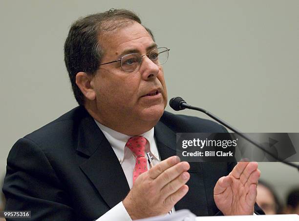 Kenneth Gross, an elections and ethics attorney with Skadden, Arps, Slate Meagher & Flom LLP, testifies during the House Consitution, Civil Rights...