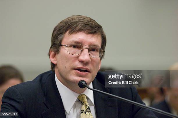 Bradley Smith, professor of law at Capital University Law School, testifies during the House Consitution, Civil Rights and Civil Liberties...
