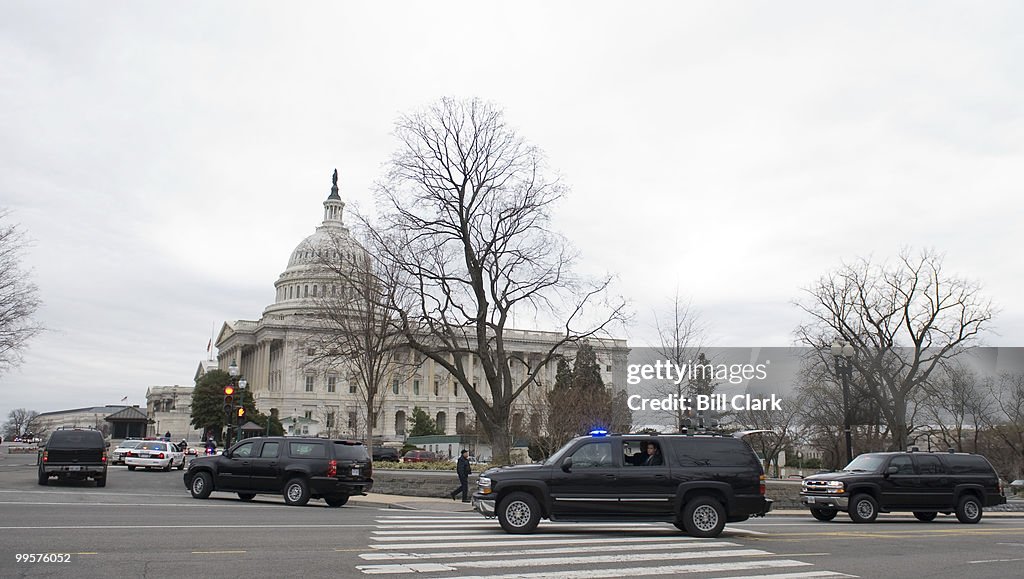 Obama Motorcade