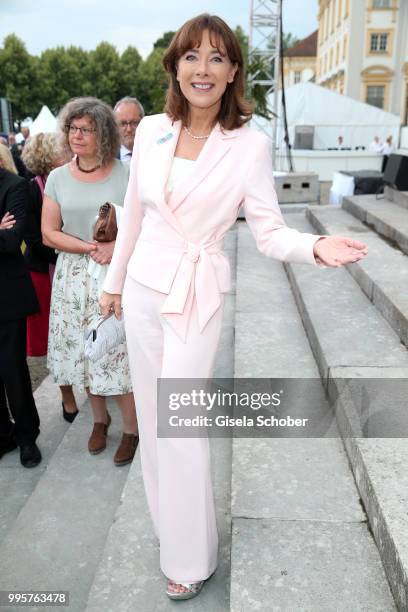 Sabine Sauer during the Summer Reception of the Bavarian State Parliament at Schleissheim Palace on July 10, 2018 in Munich, Germany.
