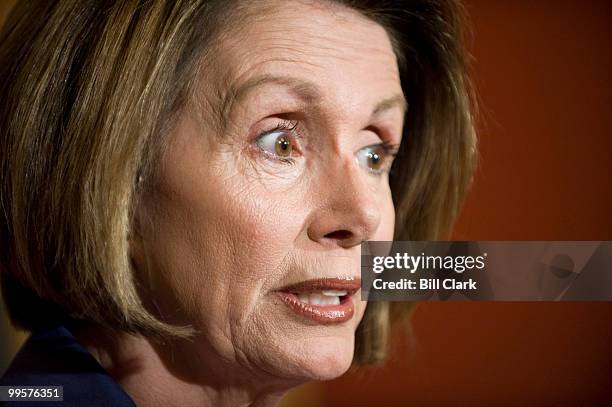 Speaker of the House Nancy Pelosi, D-Calif., holds her weekly news conference in the U.S. Capitol on Thursday, June 11, 2009.