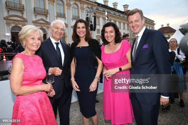 Edmund Stoiber and his wife Karin Stoiber , Minister Prof. Dr. Marion Kiechle, Minister Dorothee Baer and her husband Oliver Baer during the Summer...