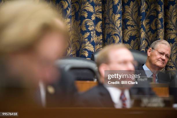 Chairman Ike Skelton, D-Mo., listens to testimony from Gen. David Petraeus, commander of the U.S. Central Command, during the House Armed Services...