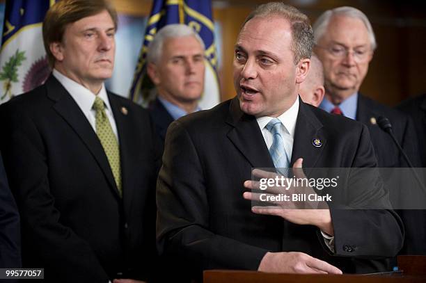 Rep. Steve Scalise, R-La., speaks during a news conference introducing H.R.4262, "The Control America's Purse-strings to Deliver a Better Tomorrow...