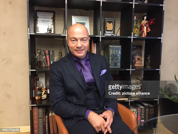 The Russian publisher Oleg Novikov, CEO of Russia's biggest publishing house Eksmo/AST, photographed in his office in Moscow, Russia, 28 September...