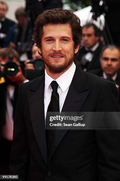 Actor Guillaume Canet attends the "You Will Meet A Tall Dark Stranger" Premiere at the Palais des Festivals during the 63rd Annual Cannes Film...