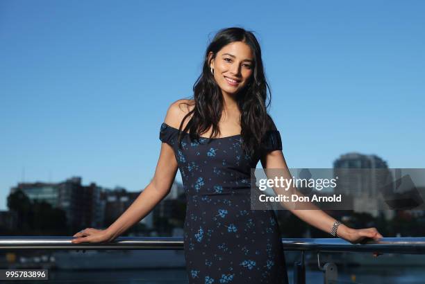 Jessica Gomes poses during the David Jones Spring Summer 18 Collections Launch Model Castings on July 11, 2018 in Sydney, Australia.