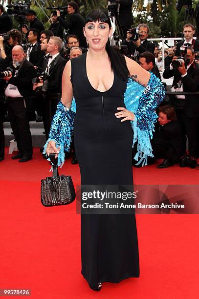 Actress Rossy De Palma attends the 'You Will Meet A Tall Dark Stranger' Premiere held at the Palais des Festivals during the 63rd Annual...