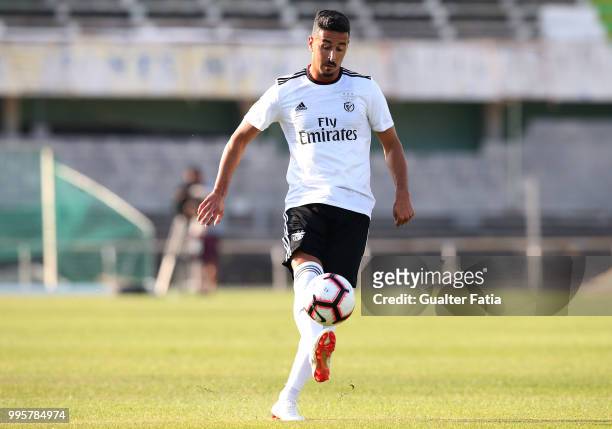 Benfica defender Andre Almeida from Portugal in action during the Pre-Season Friendly match between SL Benfica and FK Napredak at Estadio do Bonfim...
