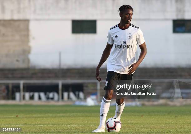 Benfica midfielder Alfa Semedo in action during the Pre-Season Friendly match between SL Benfica and FK Napredak at Estadio do Bonfim on July 10,...