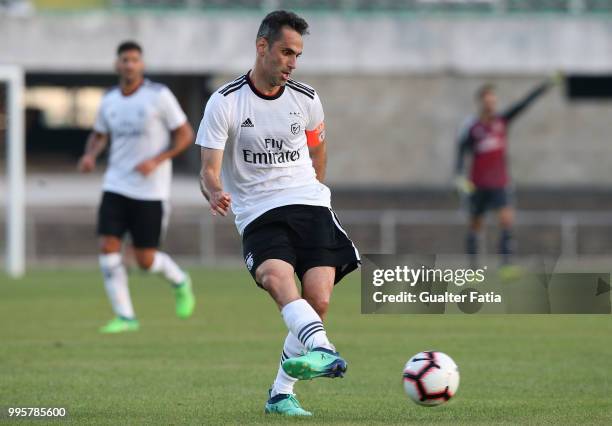 Benfica forward Jonas from Brazil in action during the Pre-Season Friendly match between SL Benfica and FK Napredak at Estadio do Bonfim on July 10,...