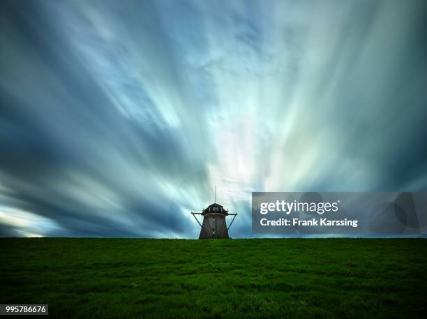 wind mill in amsterdam - strand amsterdam stock pictures, royalty-free photos & images