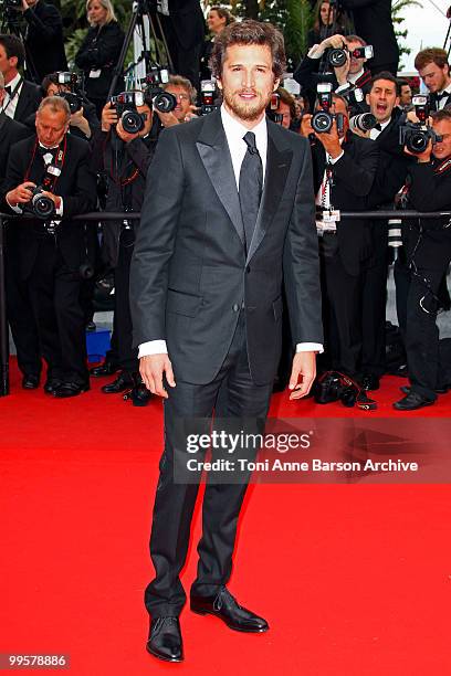 Actor Guillaume Canet attends the 'You Will Meet A Tall Dark Stranger' Premiere held at the Palais des Festivals during the 63rd Annual International...