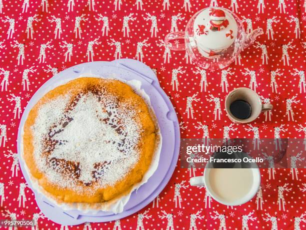 christmas breakfast - ocello foto e immagini stock