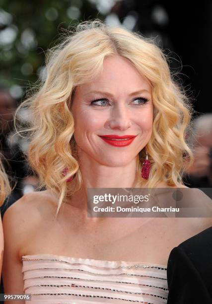 Actress Naomi Watts attends the 'You Will Meet A Tall Dark Stranger' Premiere held at the Palais des Festivals during the 63rd Annual International...