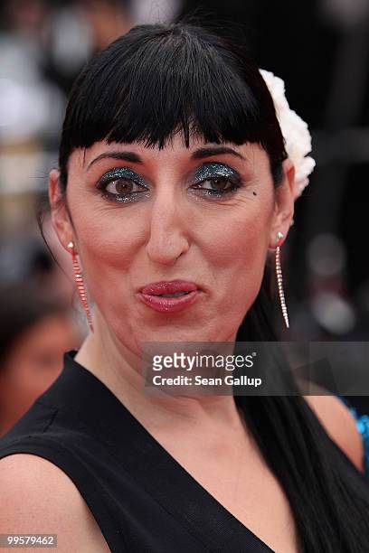 Rossy De Palma attends the "You Will Meet A Tall Dark Stranger" Premiere at the Palais des Festivals during the 63rd Annual Cannes Film Festival on...