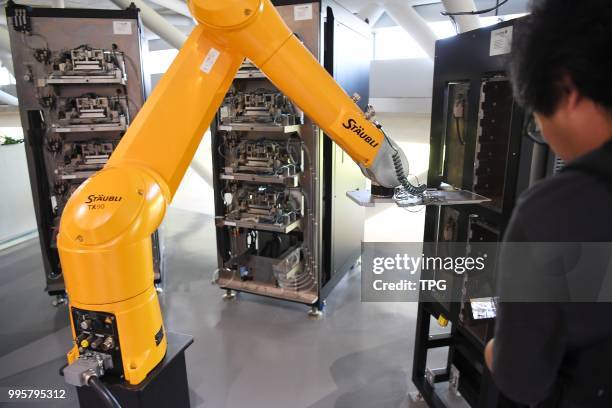 Over 30 journalists visit National gene pool at media open day on 10 July 2018 in Shenzhen, China.