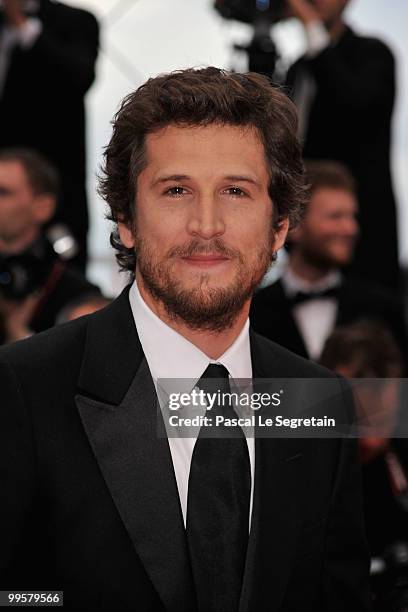 Actor Guillaume Canet attends the "You Will Meet A Tall Dark Stranger" Premiere at the Palais des Festivals during the 63rd Annual Cannes Film...