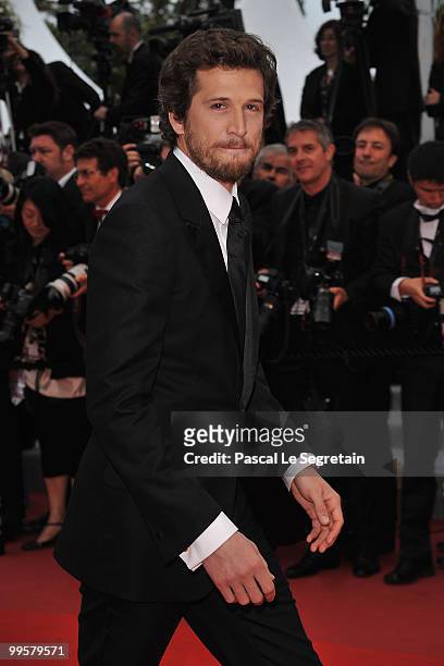 Actor Guillaume Canet attends the "You Will Meet A Tall Dark Stranger" Premiere at the Palais des Festivals during the 63rd Annual Cannes Film...
