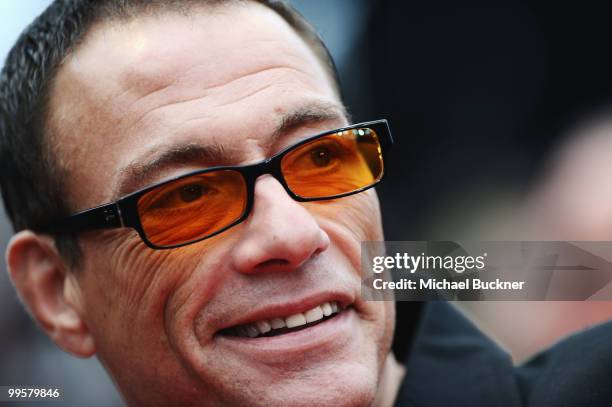 Jean-Claude Van Damme attends the "You Will Meet A Tall Dark Stranger" Premiere at the Palais des Festivals during the 63rd Annual Cannes Film...