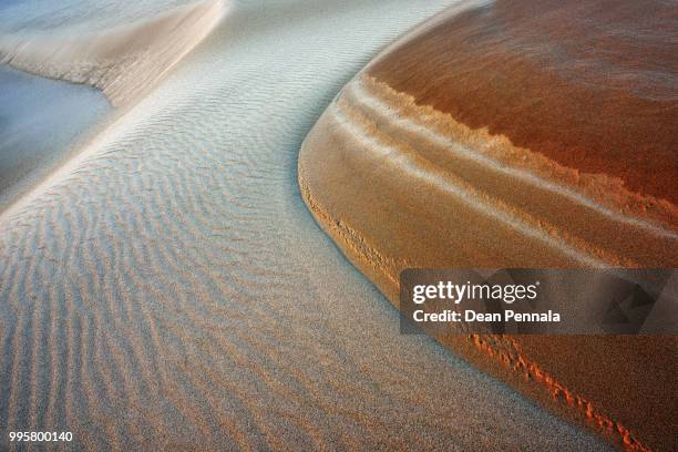 silver lake sand dunes - silver lake fotografías e imágenes de stock