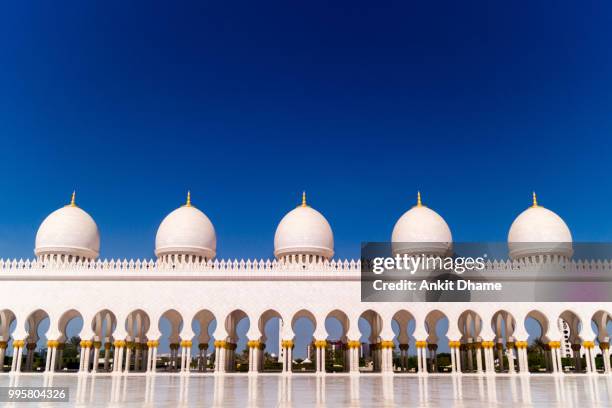 sheikh zayed grand mosque - zayed stock pictures, royalty-free photos & images