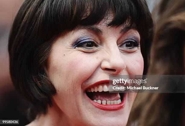 Singer and actress Lio attends the "You Will Meet A Tall Dark Stranger" Premiere at the Palais des Festivals during the 63rd Annual Cannes Film...