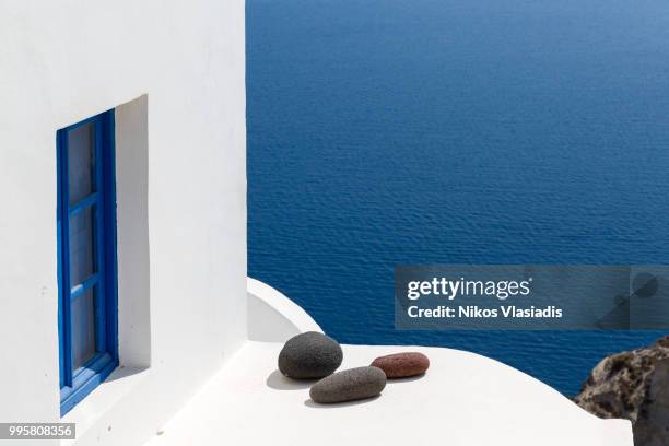 santorini - nikos stockfoto's en -beelden