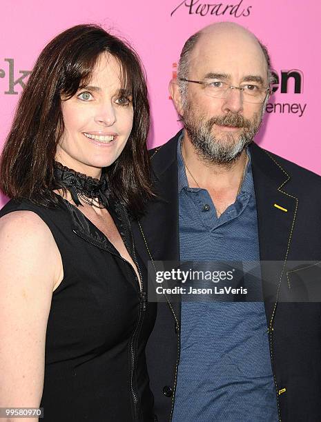 Actress Sheila Kelley and actor Richard Schiff attend the 12th annual Young Hollywood Awards at The Wilshire Ebell Theatre on May 13, 2010 in Los...