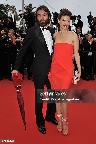 Actress Maria Jurado attends the "You Will Meet A Tall Dark Stranger" Premiere at the Palais des Festivals during the 63rd Annual Cannes Film...