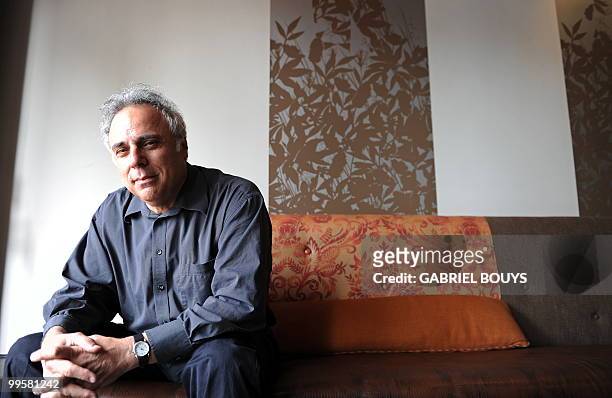 Author Norman Klein poses in Los Angeles, California on May 15, 2010. Klein is a cultural critic, and both an urban and media historian, as well as a...