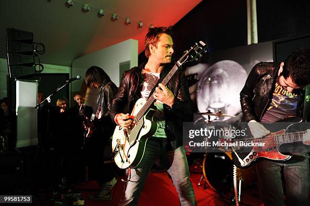 David Hallyday performs the Gala Magazine Party at Terraza Martini during the 63rd Annual Cannes Film Festival on May 15, 2010 in Cannes, France.