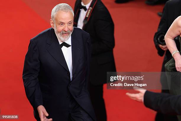 Mike Leigh attends the "Another Year" Premiere at the Palais des Festivals during the 63rd Annual Cannes Film Festival on May 15, 2010 in Cannes,...