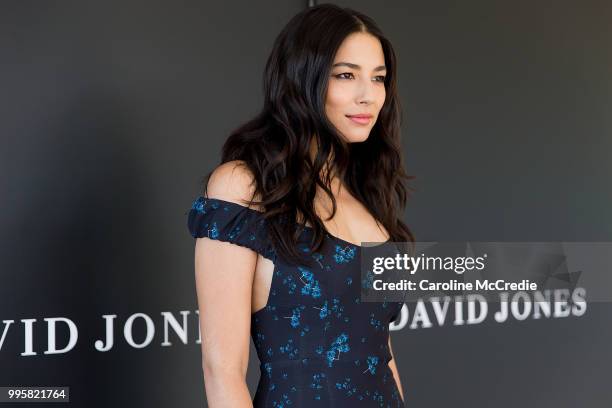 Jessica Gomes attends the David Jones Spring Summer 18 Collections Launch Model Castings on July 11, 2018 in Sydney, Australia.