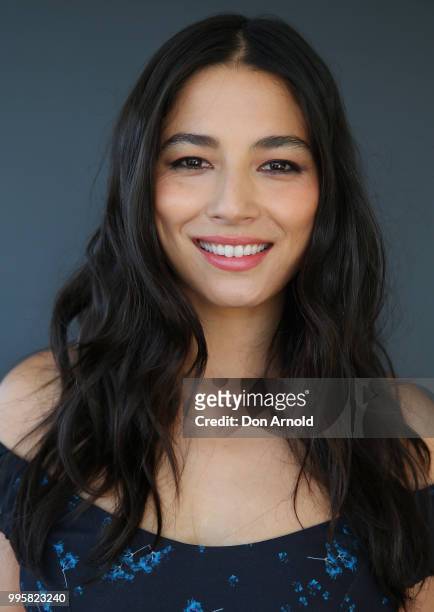 Jessica Gomes poses during the David Jones Spring Summer 18 Collections Launch Model Castings on July 11, 2018 in Sydney, Australia.
