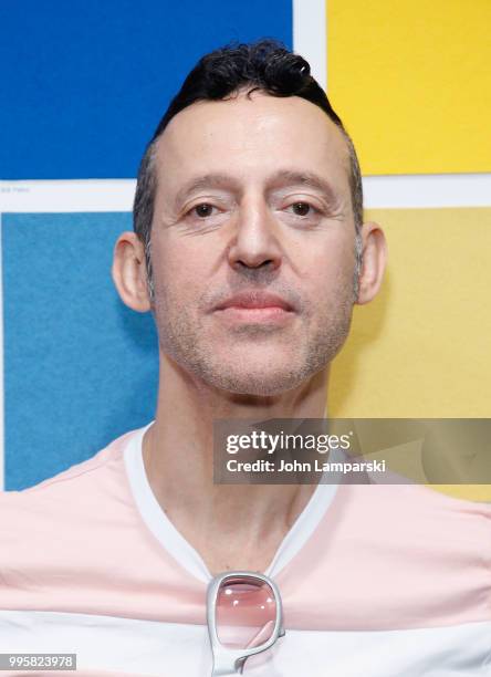 Designer and DJ Karim Rashid attends Publicolor Top Coat Party on July 10, 2018 in New York City.